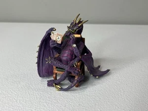 Heritage Collection Hold Em Or Fold Em Purple Dragon Figur Figur Poker Play - Bild 1 von 7