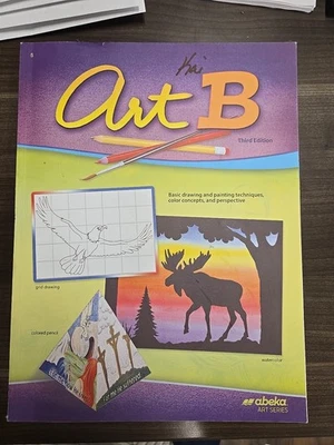 ABeka Art B Third Edition Art Series Student Workbook Missing Some Projects - Image 1 of 4