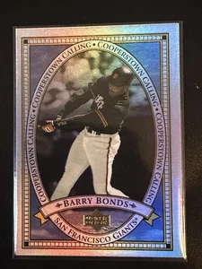 2000 cubierta superior #cc9 Barry Bonds Cooperstown inserto de llamada gigantes de San Francisco - Imagen 1 de 2