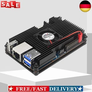 Kühlgehäuse aus Aluminiumlegierung, Kühlkörper-Lüftergehäuse für Orange Pi 5 NEW - Afbeelding 1 van 12