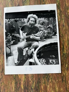 Foto Original Jerry Garcia Grateful Dead 8" x 10" DENNIS CALLAHAN ESTAMPADA - Imagen 1 de 4