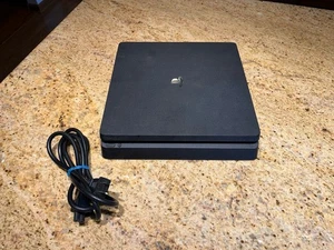 Sony PlayStation 4 Slim PS4 1TB Black Console And Power Cord Only CUH-2215B - Picture 1 of 12