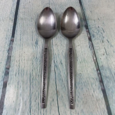 2 cucharas soperas ovaladas de acero inoxidable REGAL RSL9 cubiertos Japón 7,5" de largo Foto 1 de 4