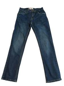 Levi's 511 Jeans Boys 18 Reg 29x29 Slim Fit Blue Dark Wash Denim Stretch Pants - Picture 1 of 11