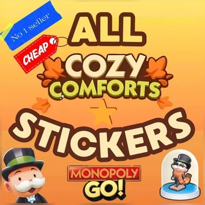 All Mono_Poly_Go Stickers Available Here :- COZY COMFORTS ALBUM :- Fastest Send - Image 1 of 4
