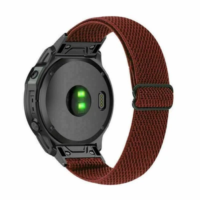 Correa de reloj elástica de nailon para Garmin 7 7S 7X 6 6X 6S Pro 5X 5S 3 3HR Foto 1 de 4