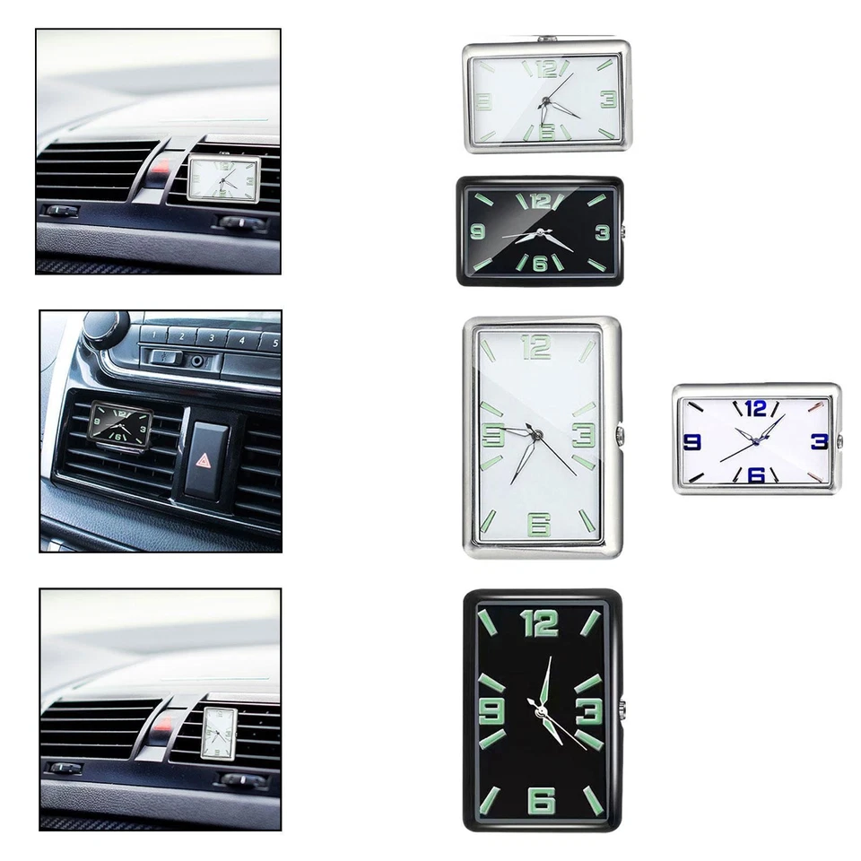 Luminous Clock Analog Air Vent Clock Office Stick on - Image 1 of 1