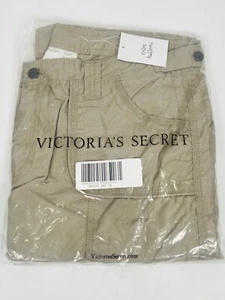 VTG Victoria's Secret THE LONDON JEAN Cargo Pants Plus SZ 16 (40” Waist) NEW NIP - Picture 1 of 11
