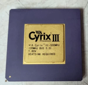 VIA Cyrix C3 500MHz CPU - Socket 370 - Full working order - Picture 1 of 2