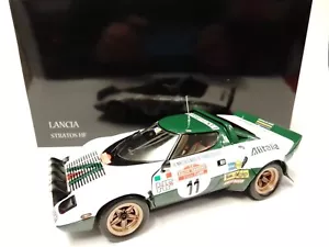 Kyosho Lancia Stratos HF #11 Waldegard winner Rally San Remo 1975 1/18 08130B - Foto 1 di 3