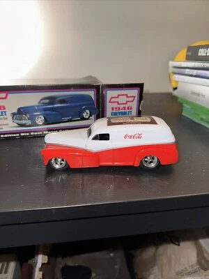 COKE COLLECTOR CLUB 1946 CHEVY STREET ROD LIBERTY CLASSICS 1:25 COCA COLA - Image 1 of 3