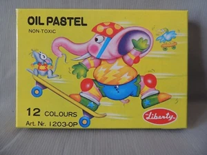 Vintage Liberty oil pastel 12 colors non-toxic - Picture 1 of 10