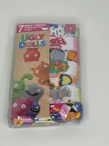 PACK 7 UNDERWEAR GIRLS UGLY DOLLS SZ 4 DISNEY PANTIES BRIEF New In Package - Picture 1 of 2