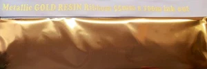 Thermal Transfer Ribbon Metallic Gold resin ribbon 55mm x 100m 25mm core - Picture 1 of 1
