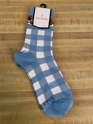 Calcetines Vera Bradley Crew patrón perfectamente a cuadros - talla única - nuevos con etiquetas Foto 1 de 4