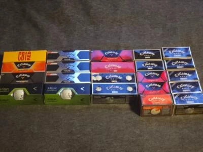 Lote mixto de 56 pelotas de golf Callaway Diablo, Tour i(z), CB1 ROJO, WARBIRD, BERTHA, etc. Foto 1 de 3