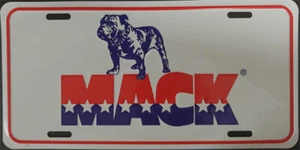 Vintage Mack License Plate Truck Tag Embossed Metal New Old Stock #2155 - Picture 1 of 3