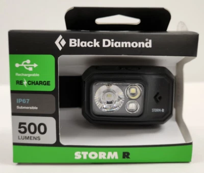 Faro Black Diamond Storm 500-R, negro Foto 1 de 3