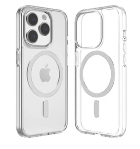 Per Apple iPhone 14 13 12 11 Pro Max Custodia Trasparente Slim Placcatura Mag Cover - Foto 1 di 4