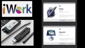 iWork ‘05 Pages, Keynote USB Installer For Mac OS X - Picture 1 of 3