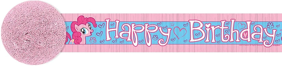Suministros de fiesta de amistad My Little Pony 30 pies transmisor de crepé Foto 1 de 1