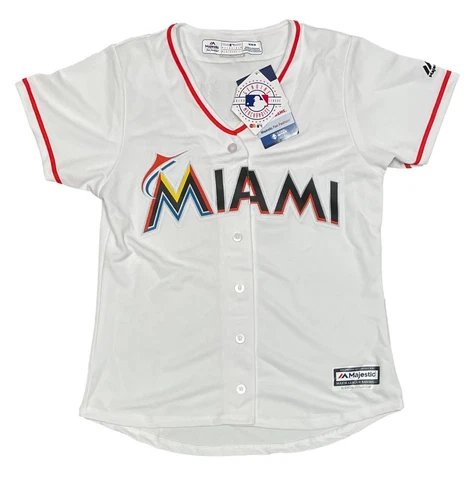 Jose Fernandez #16 Miami Marlins Majestic Stitched Women's Jersey Size M Cover