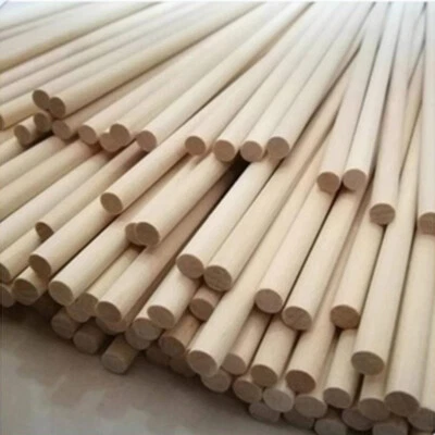 12pcs Wooden Arrows Shaft Diameter 8-9mm Handmade DIY Bow Hunting Shooting - Image 1 of 4