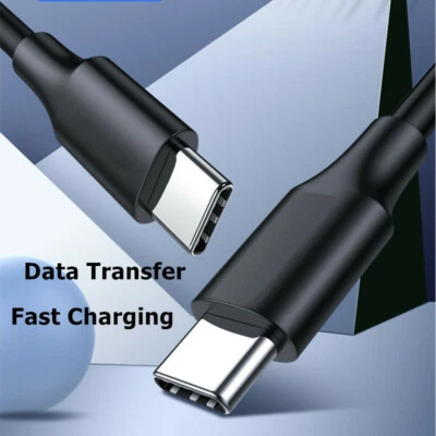 NEW Fast Charging & Data Transfer USB C TO USB C Cord Type-C Charger 1M Long - Image 1 of 4