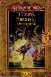 HEROES OF DEFIANCE VF! DRAGONLANCE Fifth Age MODULE Dungeons Dragons D&D TSR DND - Picture 1 of 3