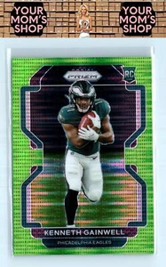 2021 Panini Prizm #369 Kenneth Gainwell Neon Green Pulsar RC - Picture 1 of 2