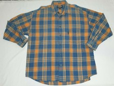 Duchamp Check Cotton Long Sleeve Shirt / Size XL 