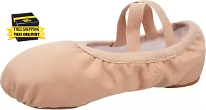 Women Ballet Shoes Highly Stretch Canvas Dance Slipper Yoga Shoes for Girls/Adul - Picture 1 of 8