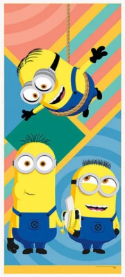 DESPICABLE ME 4  Scene Setter BIRTHDAY party wall door cover poster Gru MINIONS - Image 1 of 2