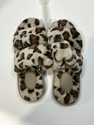 Women's Royal Leopard Slide Slippers - Stars Above- Brown 9 - Imagem 1 de 4