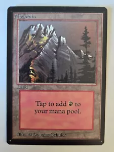 Magic: The Gathering Beta Series - Basic Land Mountain (297) - Picture 1 of 2