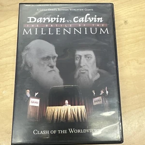 DVD Preowned Darwin Vs Calvin Battle Millennium Evolution Christianity Science - Picture 1 of 5
