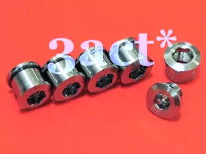 10 piezas Perno y tuerca de titanio/Ti talla 5 para anillo de bielas - 5 pernos y 5 tuercas - Imagen 1 de 1