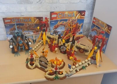 LEGO LEGENDS OF CHIMA:Phoenix Fliegender Feuertempel (70146) komplett incl. BA´s - Bild 1 von 4