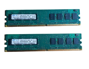 SAMSUNG RAM Memory (M378T6553EZ5-CE6) 512 Mb 1Rx8 PC2 - Picture 1 of 3