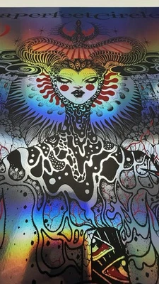 Sessanta A Perfect Circle Poster Forest Hills Print NY Queens  5/4 Foil Variant - Image 1 of 4