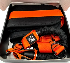 HPYGN Sport Unisex Black Orange Pull Up Assist Band - Brand New - Picture 1 of 4