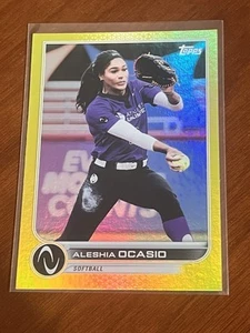 Aleshia Ocasio Lámina de Oro 2023 Topps Atletas Ilimitado #13 (Nuevo) - Imagen 1 de 2