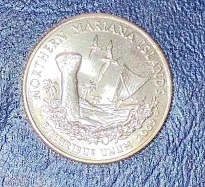 2009 D Northern Mariana Islands Territorial Quarter  • BU #250721 - Image 1 of 2