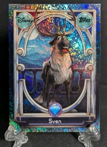 2025 Topps Disney Wonder - Sven - #149 - BLACK SPARKLE FOIL SSP #8/10! Sweet!! - Picture 1 of 4