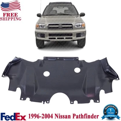 Protector contra salpicaduras de motor para Nissan Pathfinder 1996-2004 delantero inferior NI1228151 Foto 1 de 4