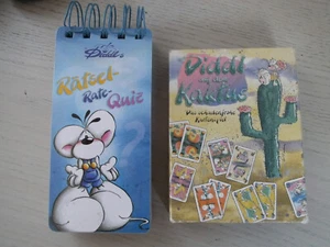 2 DIDDL MAUS Spiele Diddl auf dem Kaktus Kartenspiel / Rätsel Rate Quiz Depeche - Bild 1 von 6