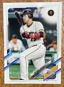 2021 Topps NPB #7 Nippon Professional Baseball KAZUMA OKAMOTO Yomiuri Giants