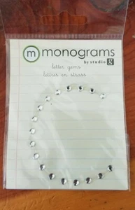 Monograms Letter Gems by studio g letter " C " rhinestones on strass - Picture 1 of 3