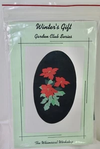 Whimsical Workshop Quilt Block Pattern & Fabric Kit "Winter's Gift" Garden Club  - Picture 1 of 3