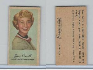 1950's UW4 Peerless, Engrav-o-tints Movie Stars, Color, Jane Powell, ZQL - Picture 1 of 1